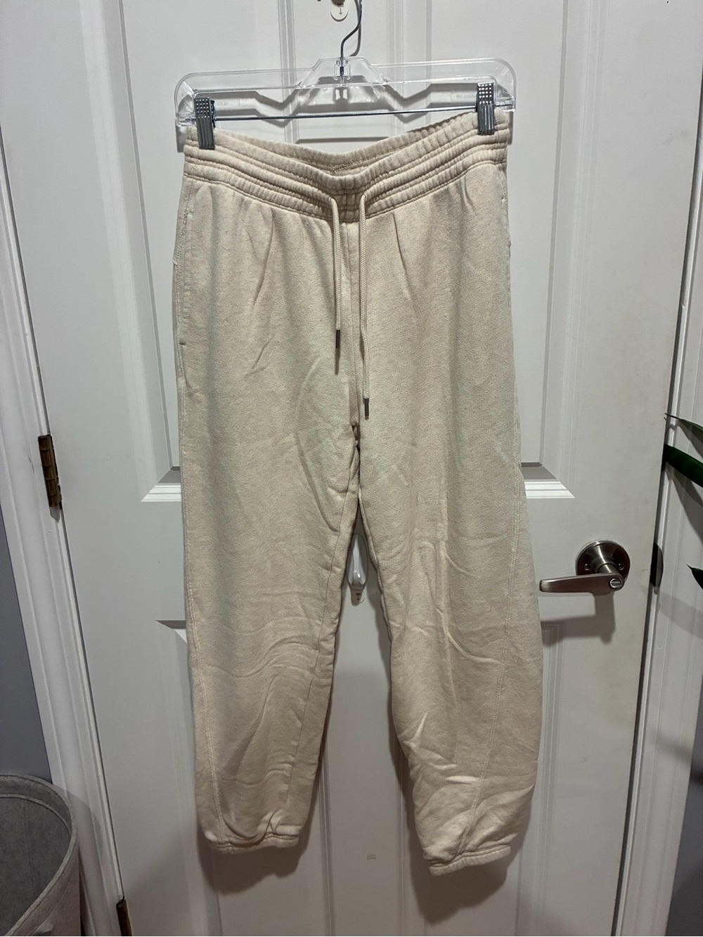 aerie Cream Joggers
